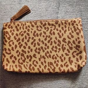 Ipsy Leopard Print Make Up Bag